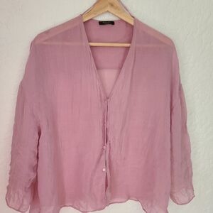 Massimo Dutti Pink Blouse